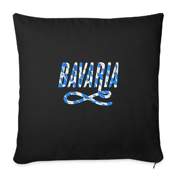 Bavaria - Sofakissenbezug 45 x 45 cm - Schwarz - Vorne