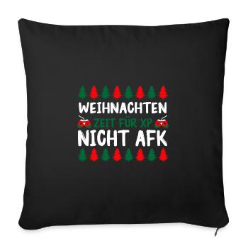 Père Noël Gaming Noël Noël - Housse de coussin décorative 45 x 45 cm - noir - Devant