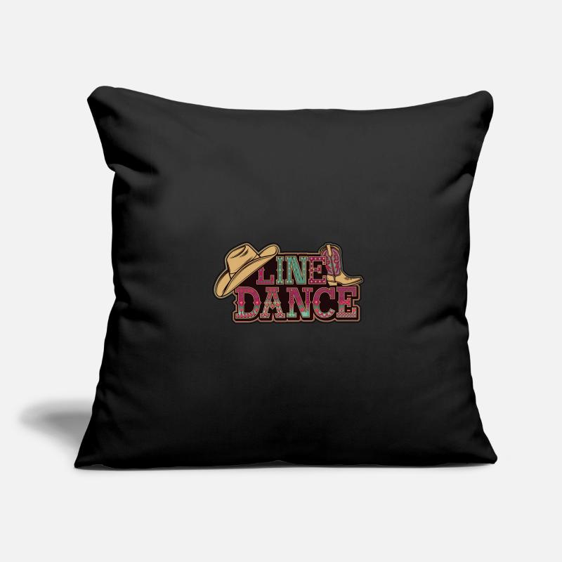 Line Dance Was sonst? Ich bin Line Dancer Sofakissenbezug 45 x 45 cm