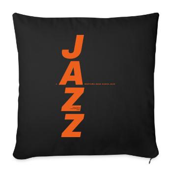 Donner Jazz - Sofakissenbezug 45 x 45 cm - Schwarz - Vorne