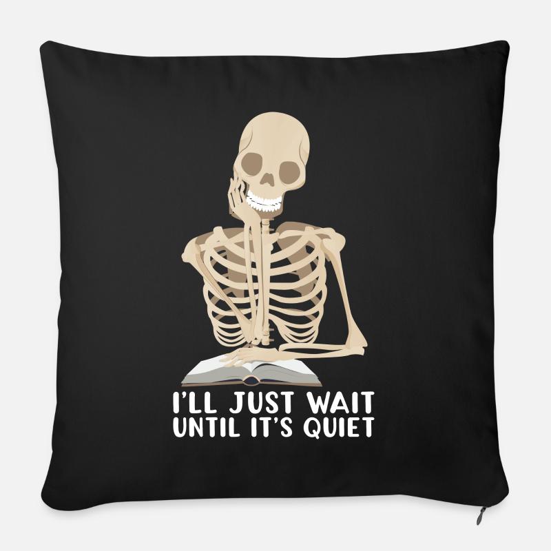 Teacher - Sofa pillowcase 17,3'' x 17,3'' (45 x 45 cm) - black
