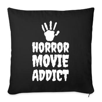 Cineaste Theatre Statement Movies Cinema Night Series - Sofa pillowcase 17,3'' x 17,3'' (45 x 45 cm) - black - Front