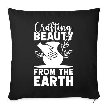 Pottery Artists Crafting Beauty Pottery - Sofa pillowcase 17,3'' x 17,3'' (45 x 45 cm) - black - Front