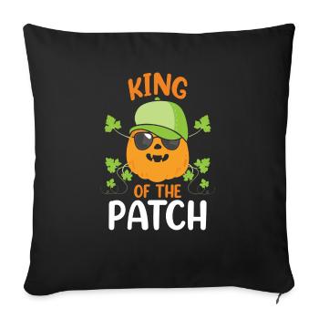 Halloween King of the Patch - Sofakissenbezug 45 x 45 cm - Schwarz - Vorne