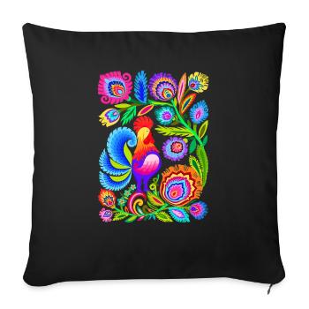 Sweden Sweden Sweden Nordic countries scandinavia travel art art - Sofa pillowcase 17,3'' x 17,3'' (45 x 45 cm) - black - Front