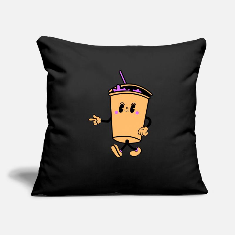 Boisson Dessin Animé Housse de coussin décorative 45 x 45 cm