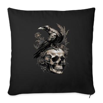 Dark Soul - Sofa pillowcase 17,3'' x 17,3'' (45 x 45 cm) - black - Front