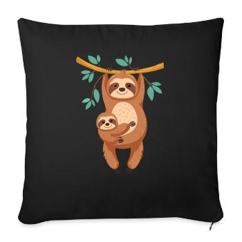 Hang in there buddy - Sofakissenbezug 45 x 45 cm - Schwarz - Vorne
