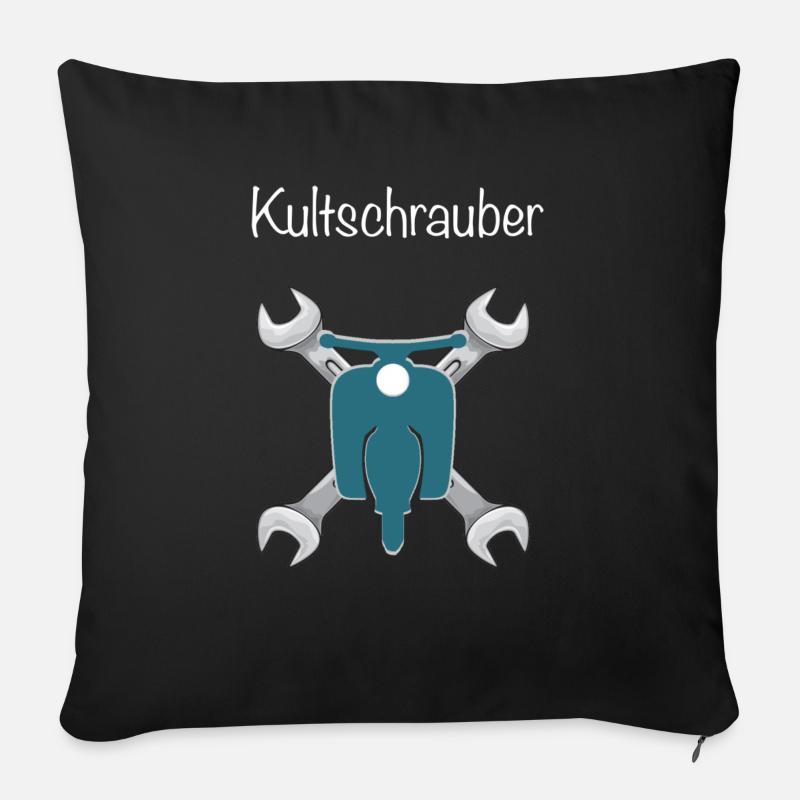 Kultschrauber - Sofakissenbezug 45 x 45 cm - Schwarz