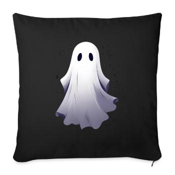 Halloween Ghosts Ghost Gift Idea - Sofa pillowcase 17,3'' x 17,3'' (45 x 45 cm) - black - Front