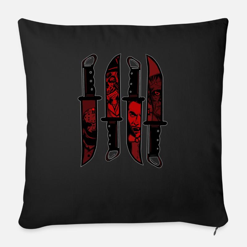 Horror Knives - Sofakissenbezug 45 x 45 cm - Schwarz