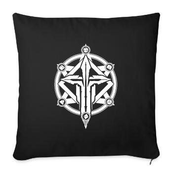 Magic circles Emblem Cleric - Sofa pillowcase 17,3'' x 17,3'' (45 x 45 cm) - black - Front