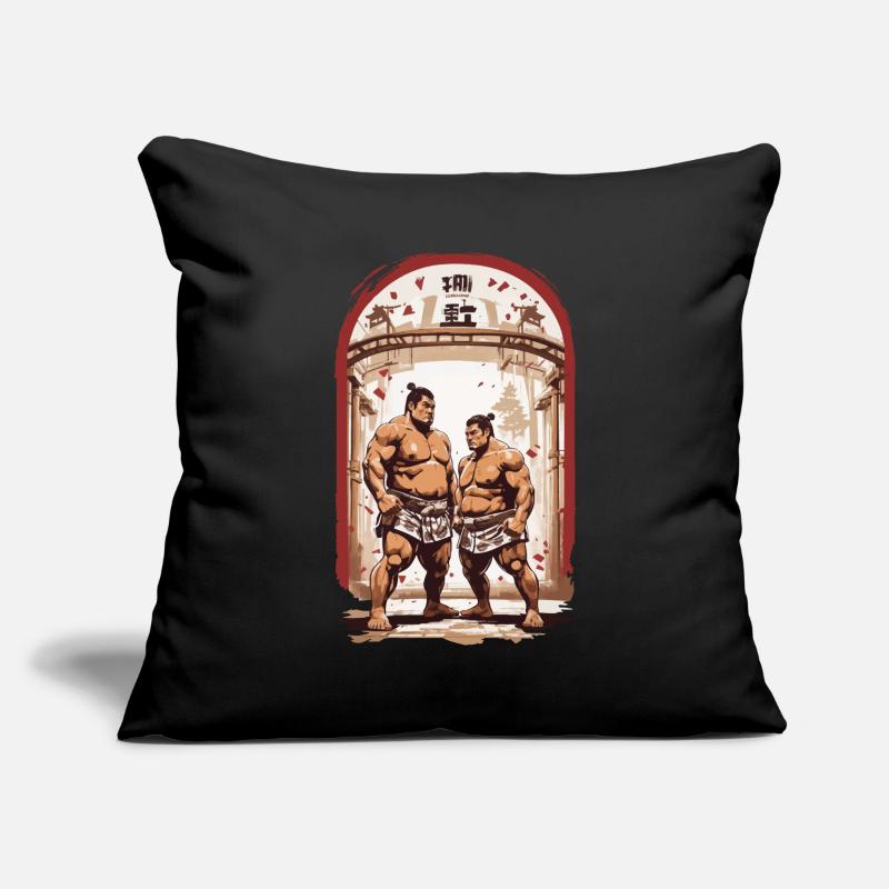 Sumo Ästhetik Japanische Kampfkunst Ringer Sofakissenbezug 45 x 45 cm