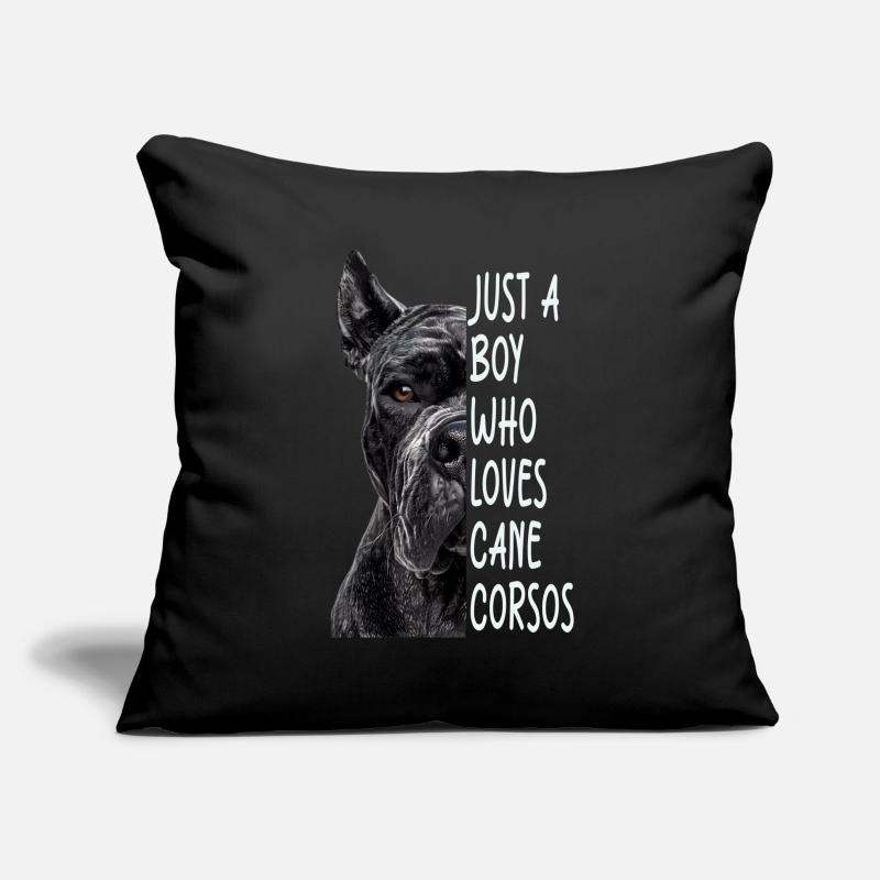 Cane corso Housse de coussin décorative 45 x 45 cm