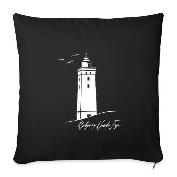 Danemark Tourisme Rubjerg Knude Lighthouse - Housse de coussin décorative 45 x 45 cm - noir - Devant