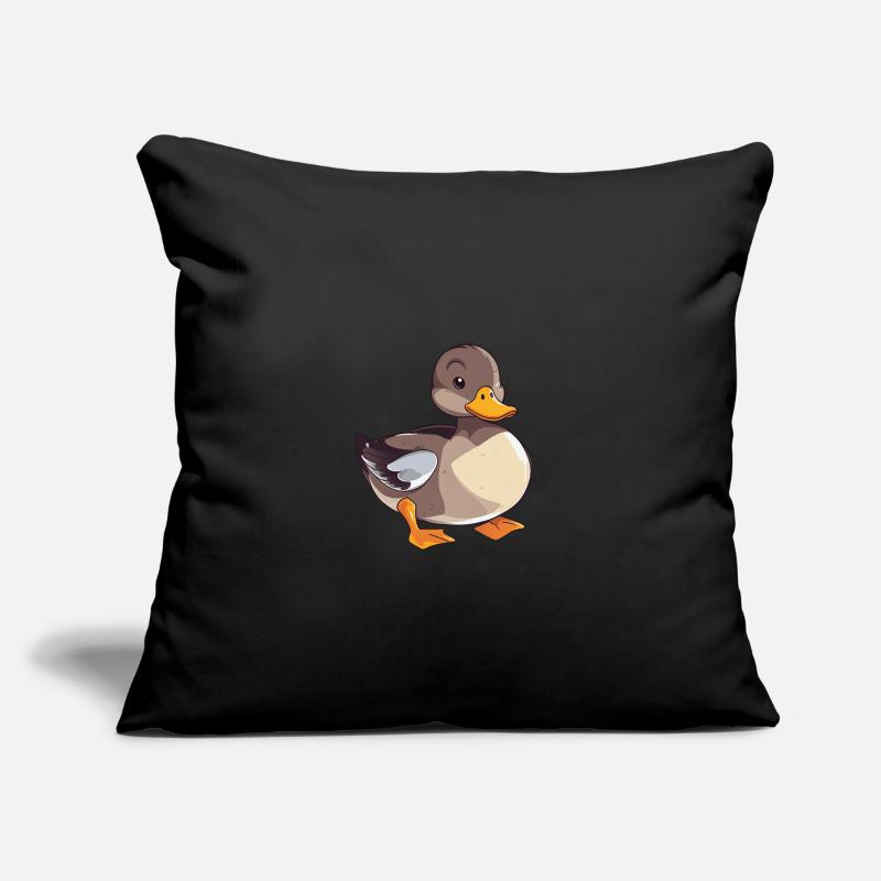 Mignon bébé canard Housse de coussin décorative 45 x 45 cm