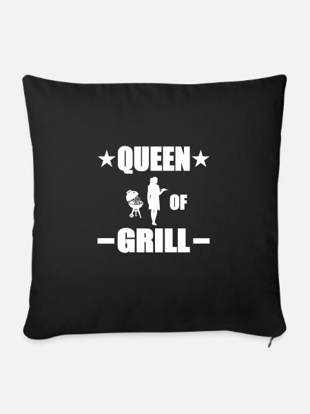 BBQ - Sofakissenbezug 45 x 45 cm - Schwarz