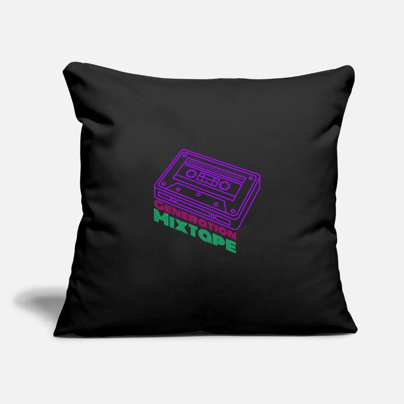 Generation Mixtape Kidcore Cassette Idée cadeau Housse de coussin décorative 45 x 45 cm