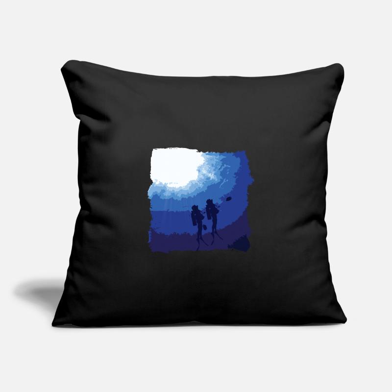 Divers Dive Underwater Gift Sofa pillowcase 17,3'' x 17,3'' (45 x 45 cm)