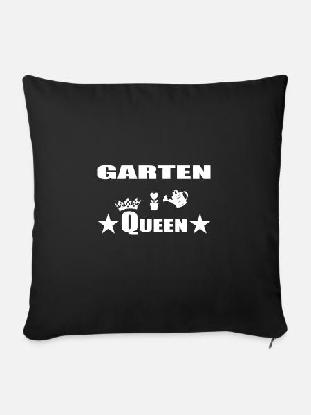 Garten - Sofakissenbezug 45 x 45 cm - Schwarz