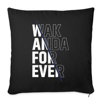Wach Anda für immer - Sofakissenbezug 45 x 45 cm - Schwarz - Vorne