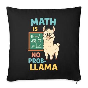 Bass is the bacon of music - Sofa pillowcase 17,3'' x 17,3'' (45 x 45 cm) - black - Front