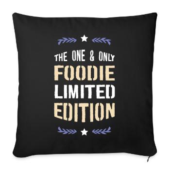 One and Only Foodie Édition Limitée - Housse de coussin décorative 45 x 45 cm - noir - Devant
