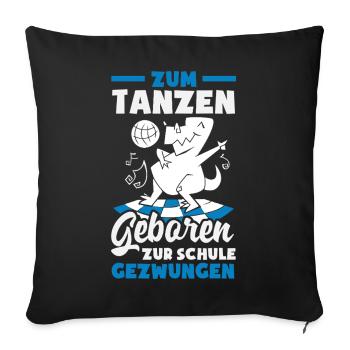 Danser - Housse de coussin décorative 45 x 45 cm - noir - Devant