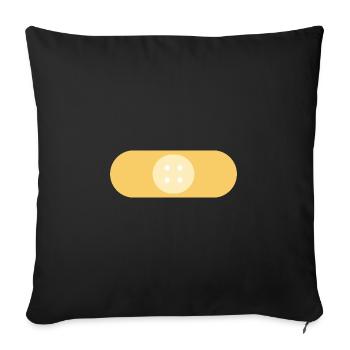 Patch Sweet Pastel Colors - Sofa pillowcase 17,3'' x 17,3'' (45 x 45 cm) - black - Front