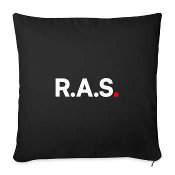 Rien à signaler - Housse de coussin décorative 45 x 45 cm - noir - Devant