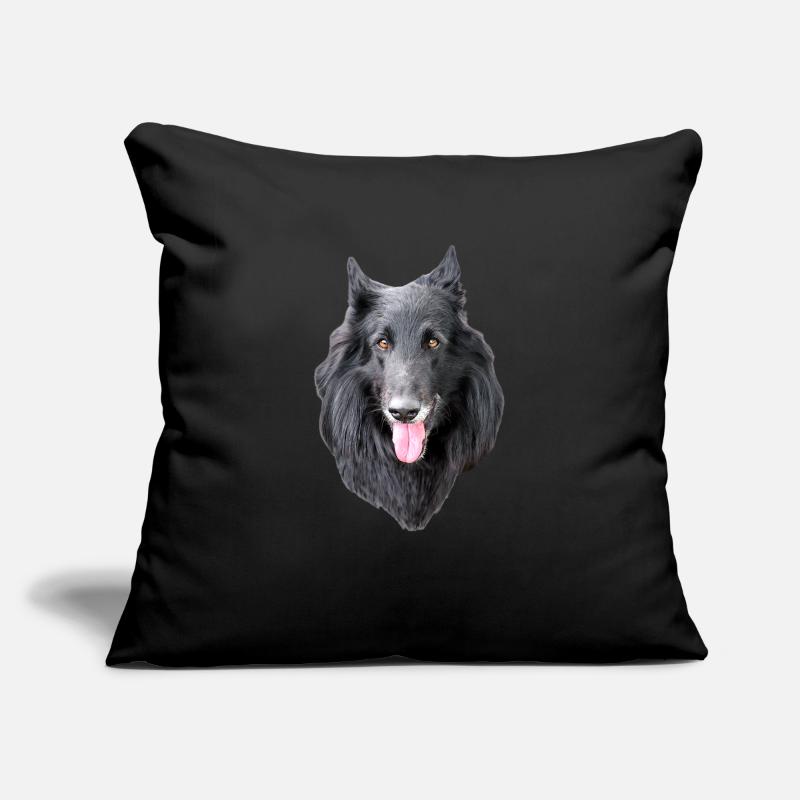 Belgian Shepherd Groenendael Sofa pillowcase 17,3'' x 17,3'' (45 x 45 cm)