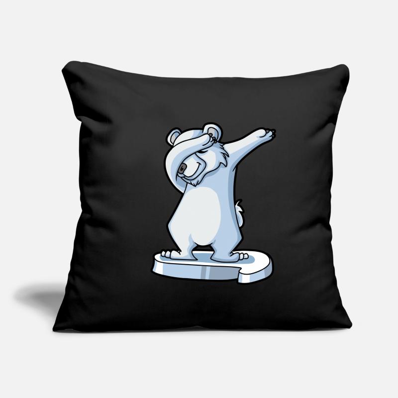 Dabbender polar bear Sofa pillowcase 17,3'' x 17,3'' (45 x 45 cm)