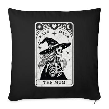 Tarot Mum - Sofa pillowcase 17,3'' x 17,3'' (45 x 45 cm) - black - Front