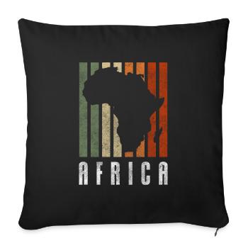 Culture Animal Welfare - Sofa pillowcase 17,3'' x 17,3'' (45 x 45 cm) - black - Front