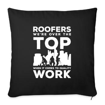 Craftsman Fun - Sofa pillowcase 17,3'' x 17,3'' (45 x 45 cm) - black - Front