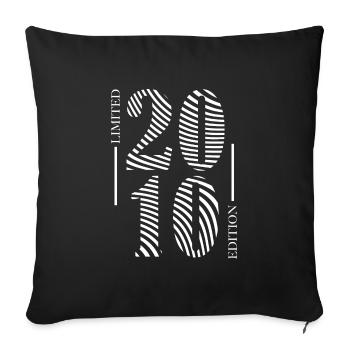 2010 Limited Zebra Edition - Sofa pillowcase 17,3'' x 17,3'' (45 x 45 cm) - black - Front