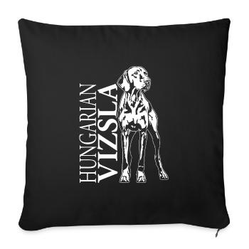 Hungarian Vizsla Portrait Dog Dogs Wilsigns - Sofa pillowcase 17,3'' x 17,3'' (45 x 45 cm) - black - Front
