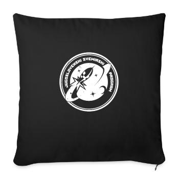 Jugoslavija Yougoslavie Jugo Tito SFRJ Jugoslawien - Housse de coussin décorative 45 x 45 cm - noir - Devant