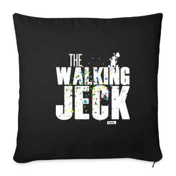 The Walking Jeck HARIZ Carnival Kostuem Koeln - Sofa pillowcase 17,3'' x 17,3'' (45 x 45 cm) - black - Front