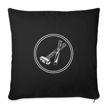 Hammer Tool Icon - Sofa pillowcase 17,3'' x 17,3'' (45 x 45 cm) - black - Front