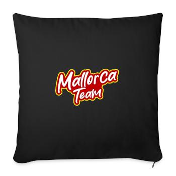 Mallorca Team - Sofa pillowcase 17,3'' x 17,3'' (45 x 45 cm) - black - Front