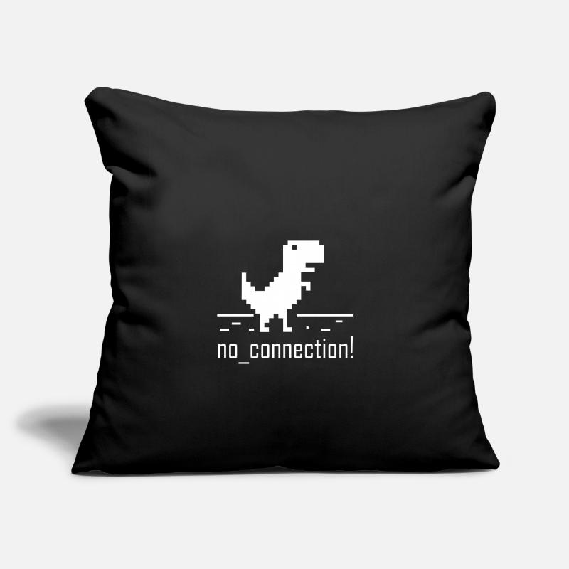 No connection computer error nerd dinosaurs Sofa pillowcase 17,3'' x 17,3'' (45 x 45 cm)