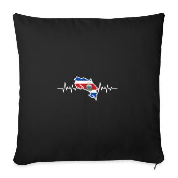 Costa Rica - Sofakissenbezug 45 x 45 cm - Schwarz - Vorne