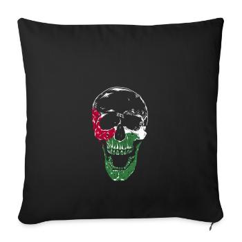 Palestine - Housse de coussin décorative 45 x 45 cm - noir - Devant