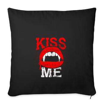 Vampir - Sofakissenbezug 45 x 45 cm - Schwarz - Vorne