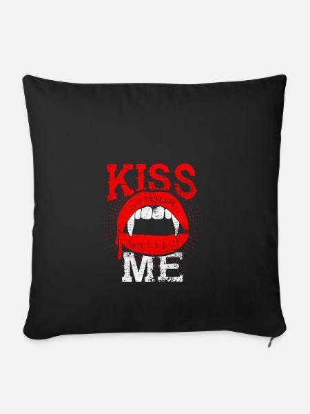 Vampir - Sofakissenbezug 45 x 45 cm - Schwarz