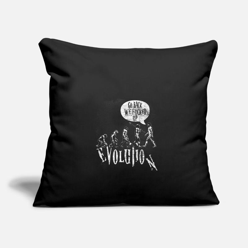 Evolution Darwin Research Science Don Housse de coussin décorative 45 x 45 cm