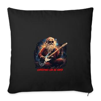 Noël peut être difficile - Housse de coussin décorative 45 x 45 cm - noir - Devant