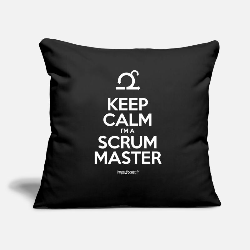 KEEP CALM I'm a SCRUM MASTER Sofa pillowcase 17,3'' x 17,3'' (45 x 45 cm)