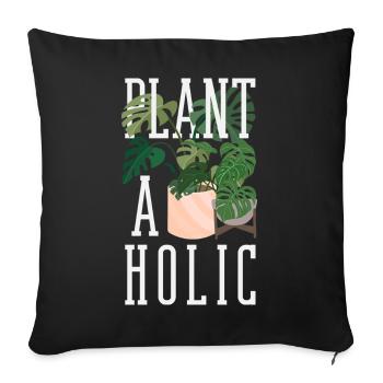 Garden & Plant Lovers Gifts - Sofa pillowcase 17,3'' x 17,3'' (45 x 45 cm) - black - Front